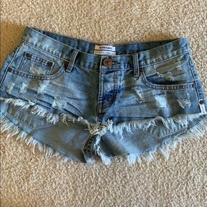 One teaspoon jean shorts size 29